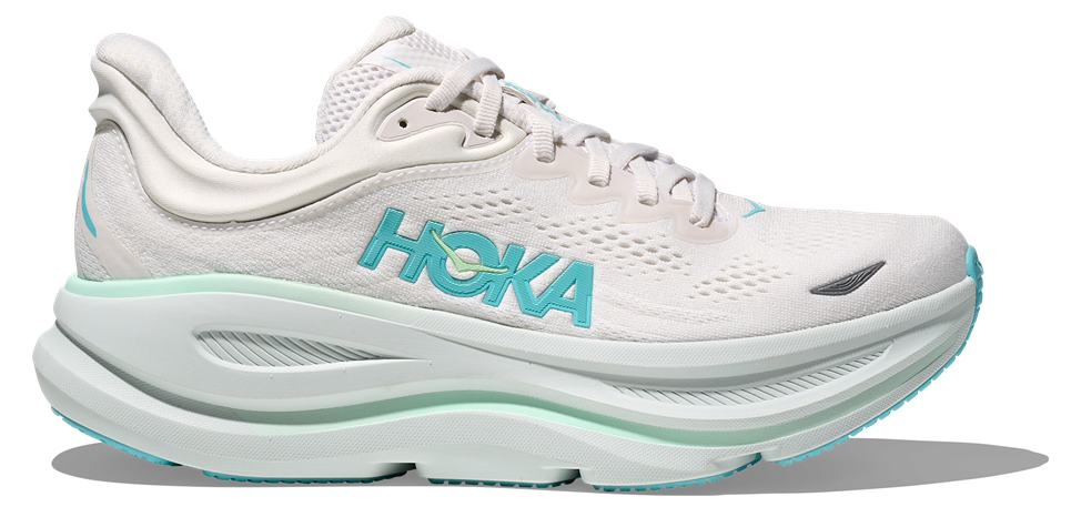 Bondi 9 - Damenschuh weiß mit hellblauer Sohle Bondi 9 - Damenschuh weiß mit hellblauer Sohle