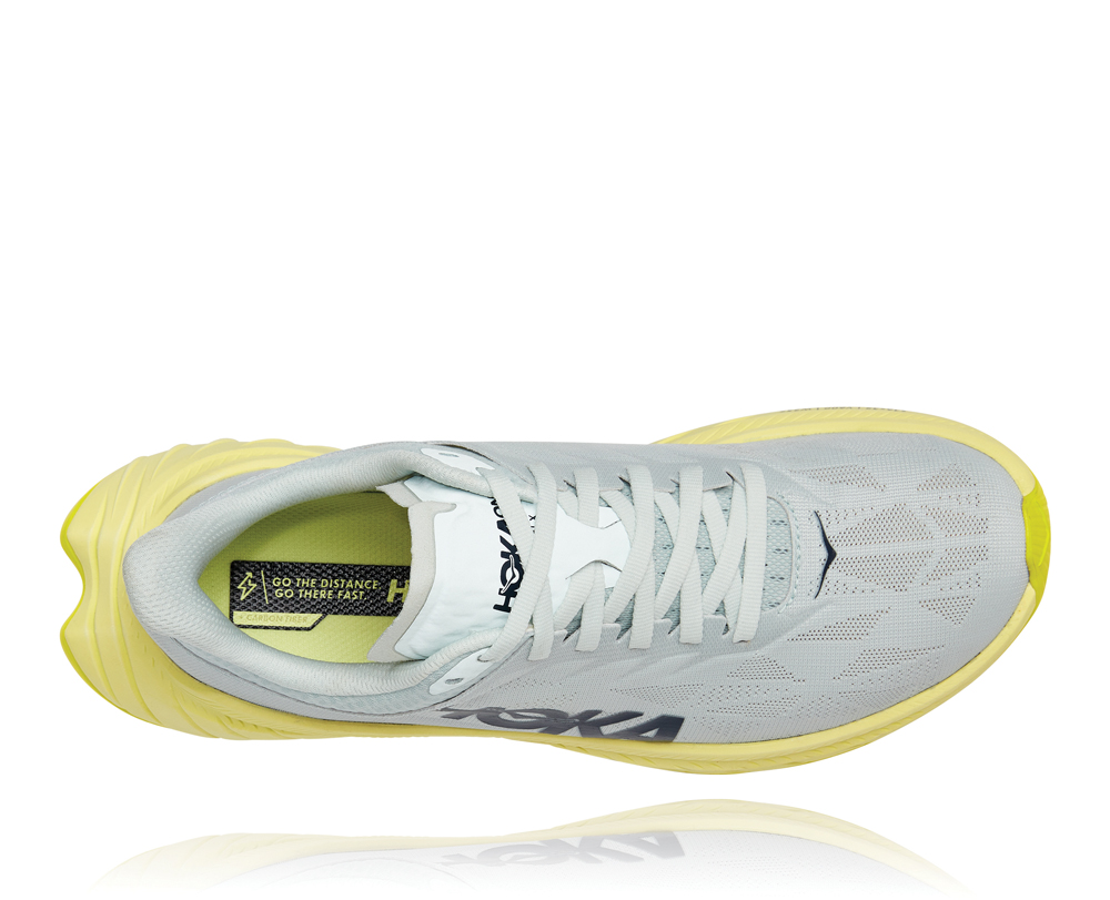 HOKA ONE ONE Blue Flower / Luminary Green