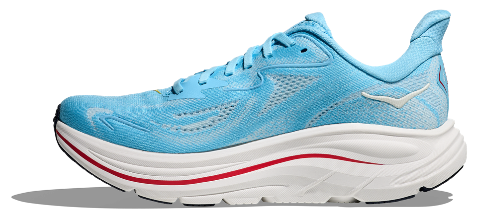 Clifton 10 Hellblau mit weißer Sohle