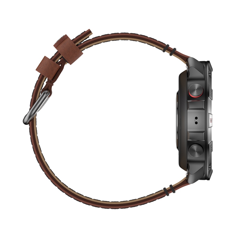 POLAR Grit X2 Pro Titan inkl. Lederarmband und Silikonarmband (inkl. USB-A Adapter)