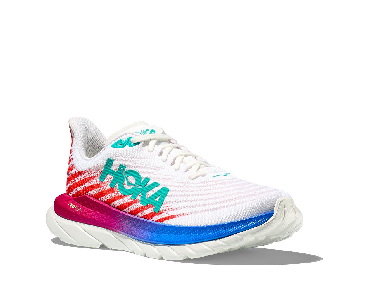 Hoka Mach 5 White / Flame Weiß / Flamme