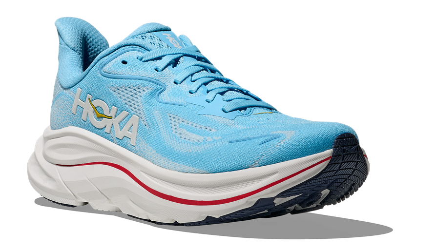 Clifton 10 Hellblau mit weißer Sohle