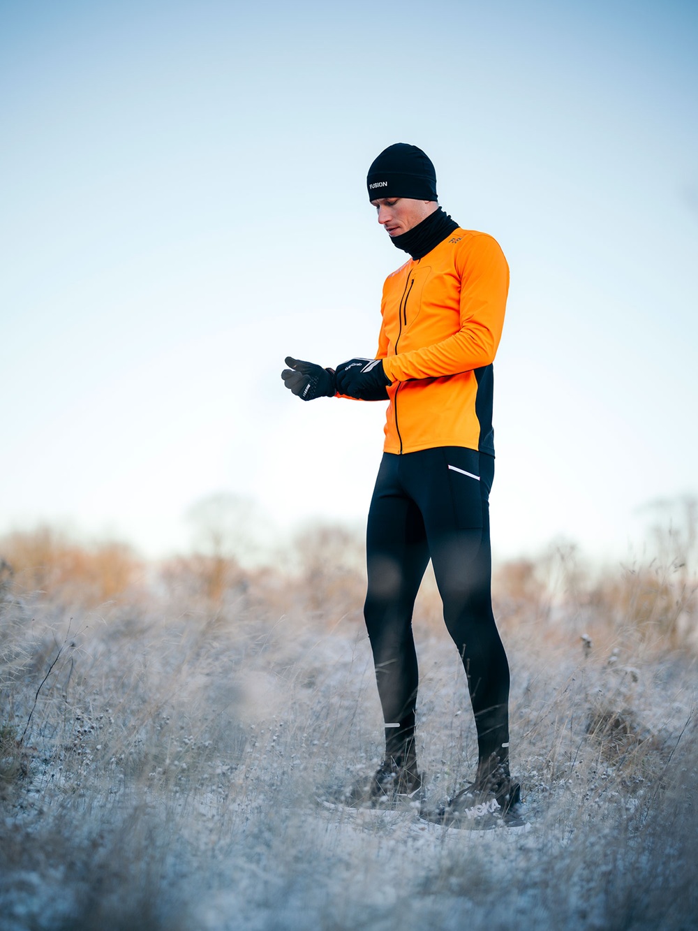 FUSION HOT Long Tights Schwarz