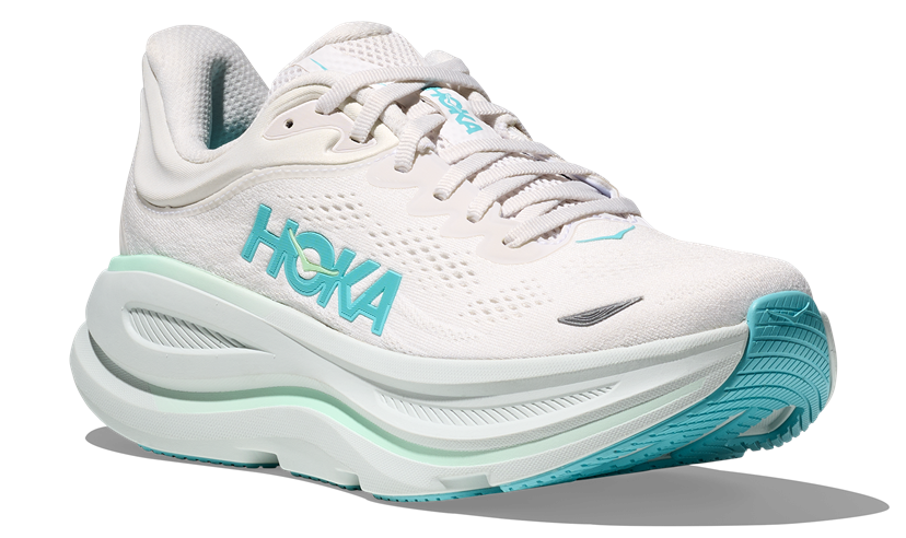 Bondi 9 - Damenschuh weiß mit hellblauer Sohle Bondi 9 - Damenschuh weiß mit hellblauer Sohle