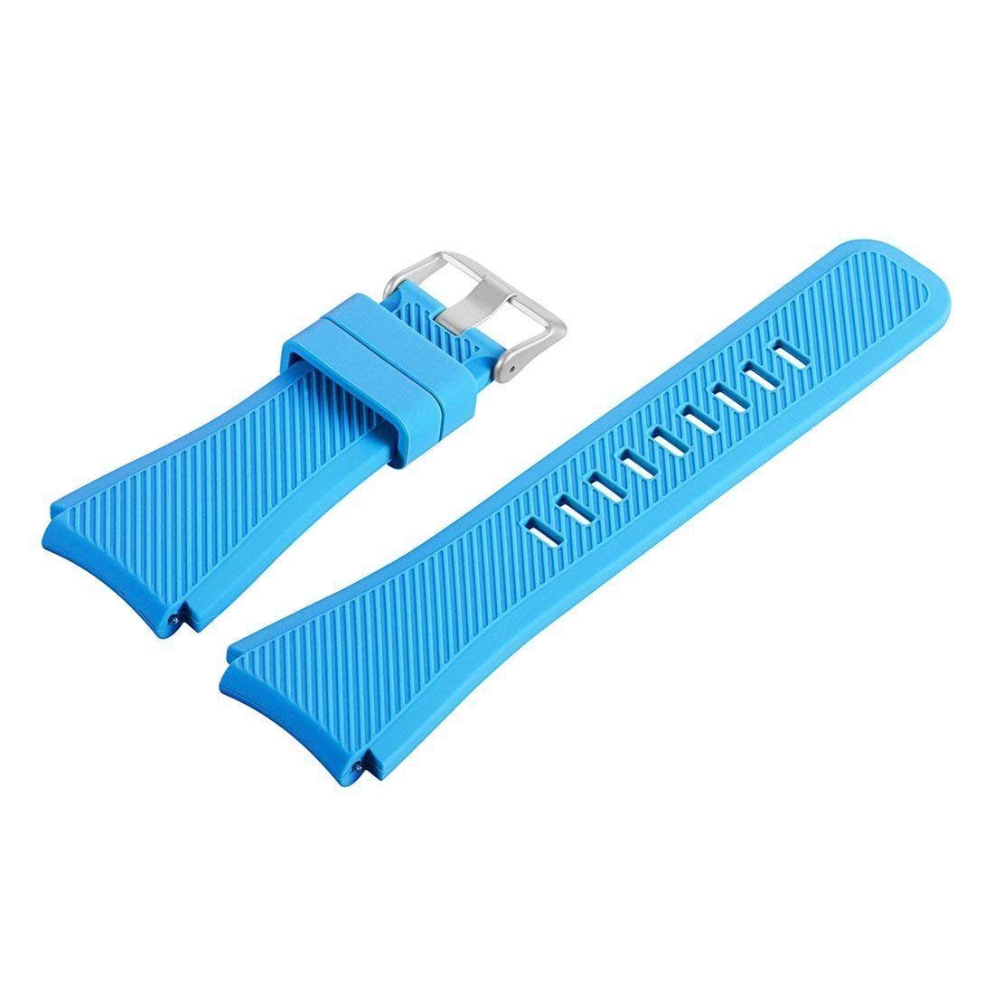   Laufbursche Zubehör - Schnellwechselarmband 22mm für Polar Vantage M Silikon hellblau