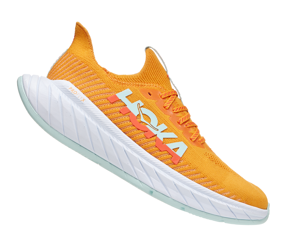 HOKA Carbon X 3 Herren - Radiant Yellow / Camellia