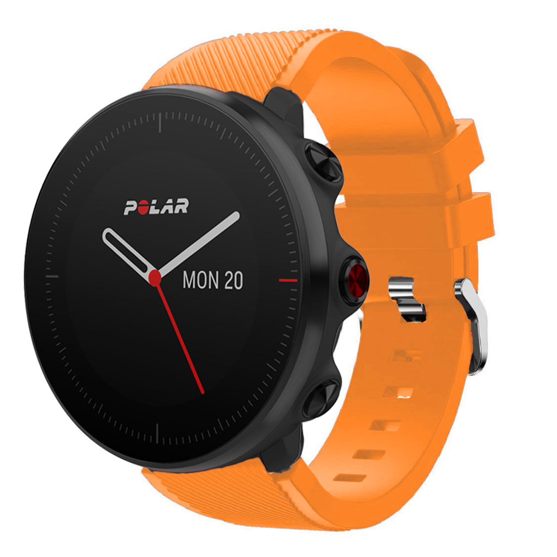   Laufbursche Zubehör -  Schnellwechselarmband 22mm für Polar Vantage M Silikon orange