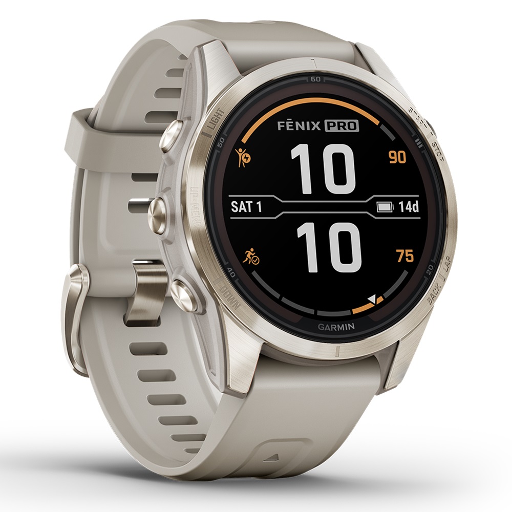 GARMIN Fenix 7S Pro Saphir Solar (inkl. USB-A Adapter)