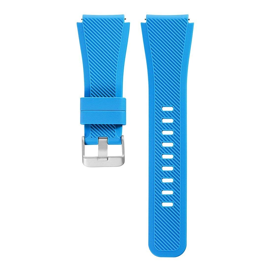Laufbursche Zubehör - Schnellwechselarmband 22mm für Polar Vantage M Silikon hellblau