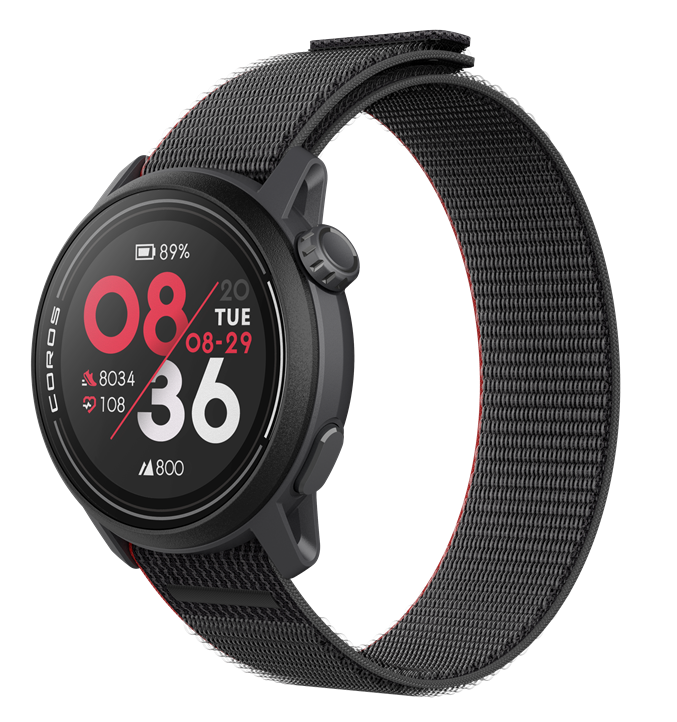 Coros Pace 3 schwarz mit Nylonarmband