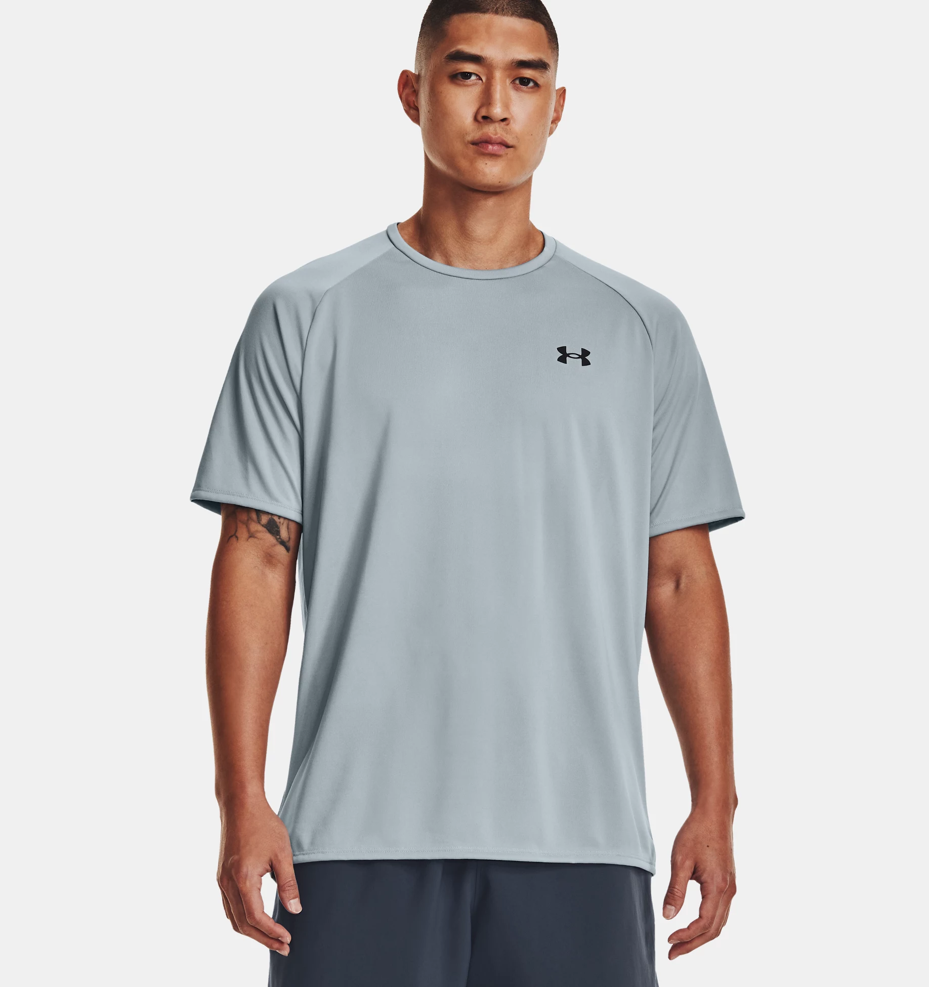 UNDER ARMOUR Tech 2.0 Short Sleeve - Herren | 465 Harbor Blue | L | 4699