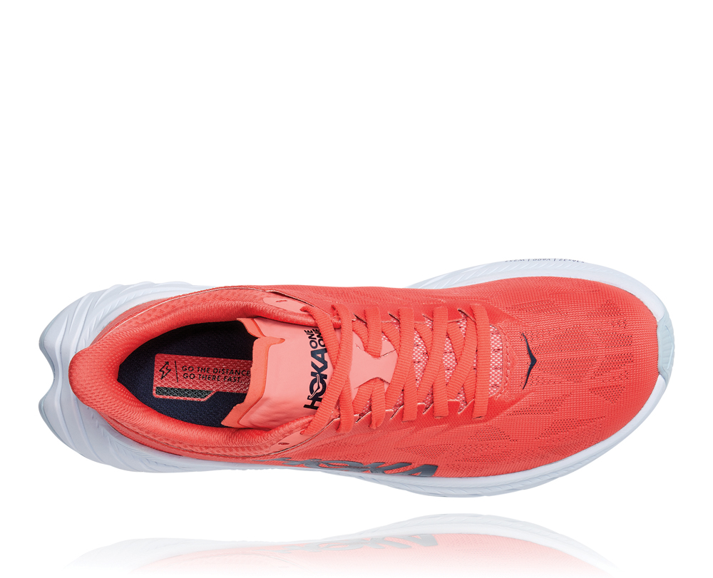 HOKA ONE ONE Hot Coral / Black Iris