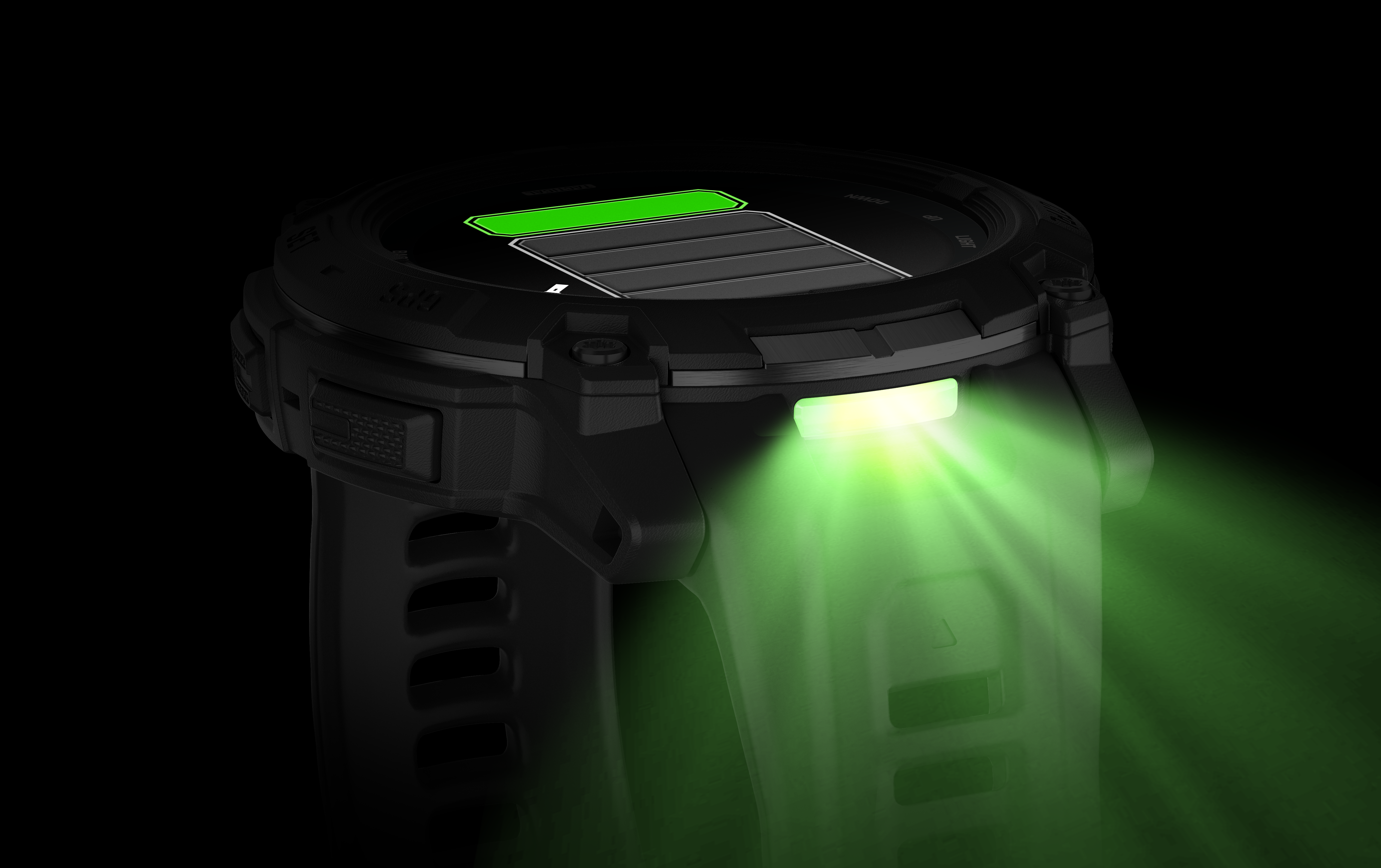 07-Garmin-Instinct-3-AMOLED-50mm-Tacitcal-Schwarz-Taschenlampe-grnes-Licht