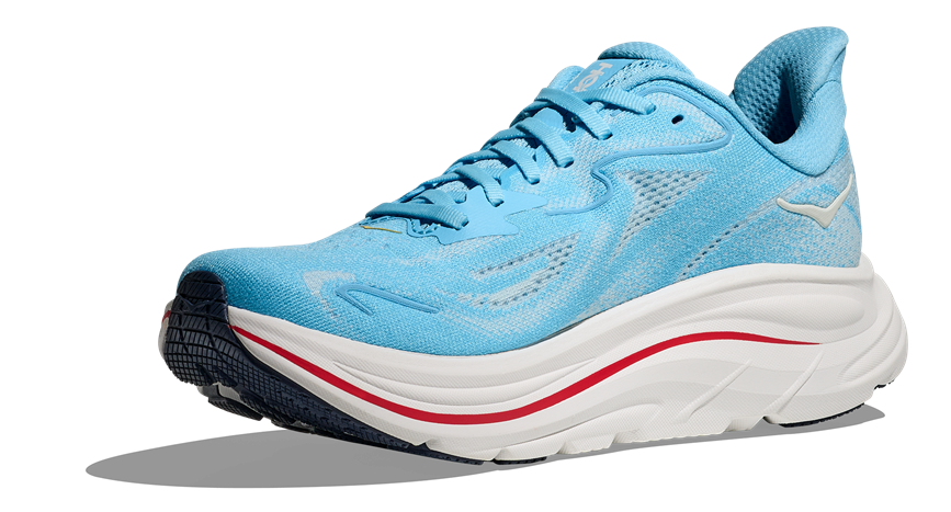 Clifton 10 Hellblau mit weißer Sohle