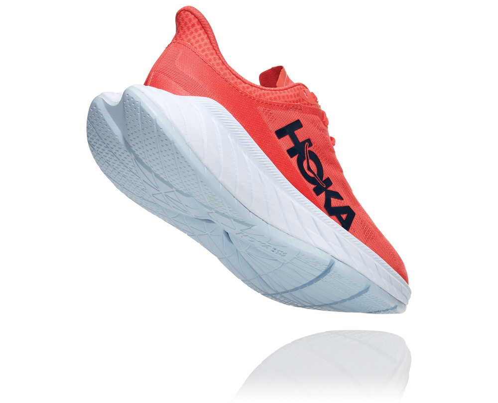 HOKA ONE ONE Hot Coral / Black Iris