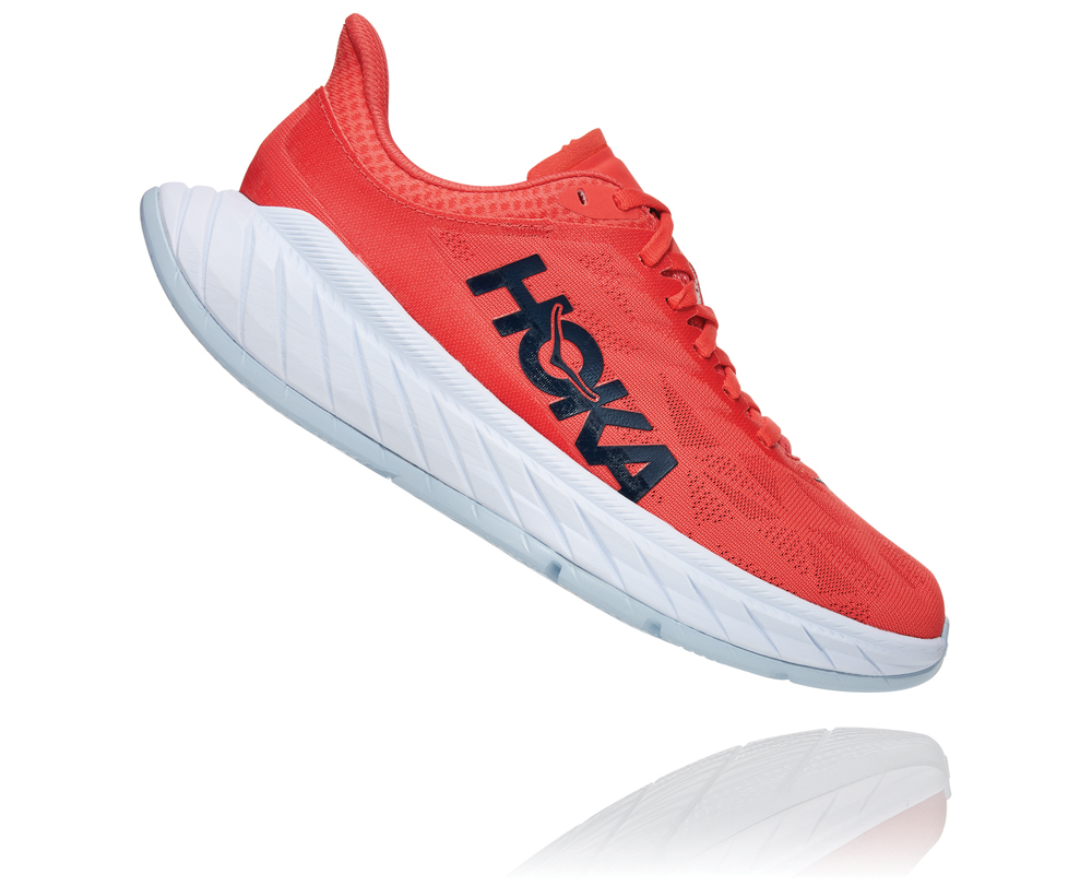 HOKA ONE ONE Hot Coral / Black Iris