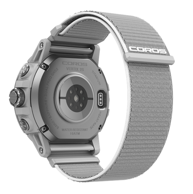 Coros Vertix Moon Nylonarmband Grau