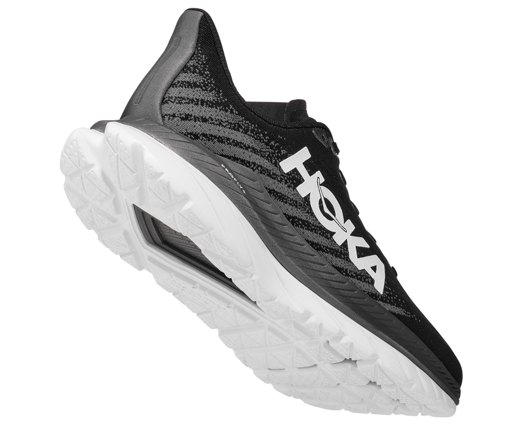 Hoka Mach 5 Black / White Schwarz / Weiß 