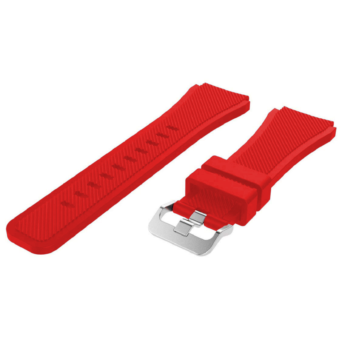 Laufbursche Zubehör - Schnellwechselarmband 22mm für Polar Vantage M Silikon rot