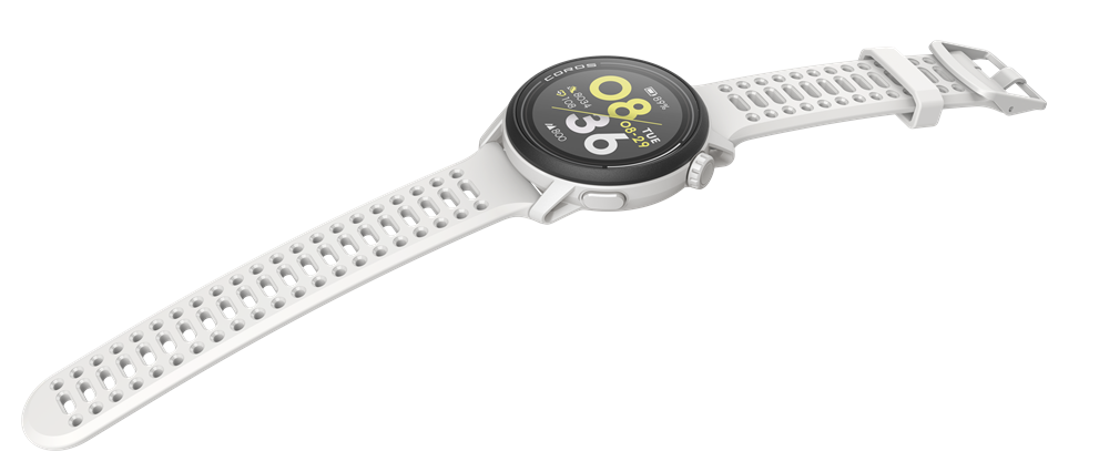 Coros Pace 3 weiß mit Silikonarmband