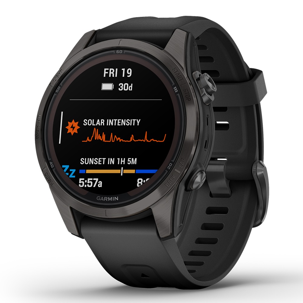 GARMIN Fenix 7S Pro Saphir Solar (inkl. USB-A Adapter)