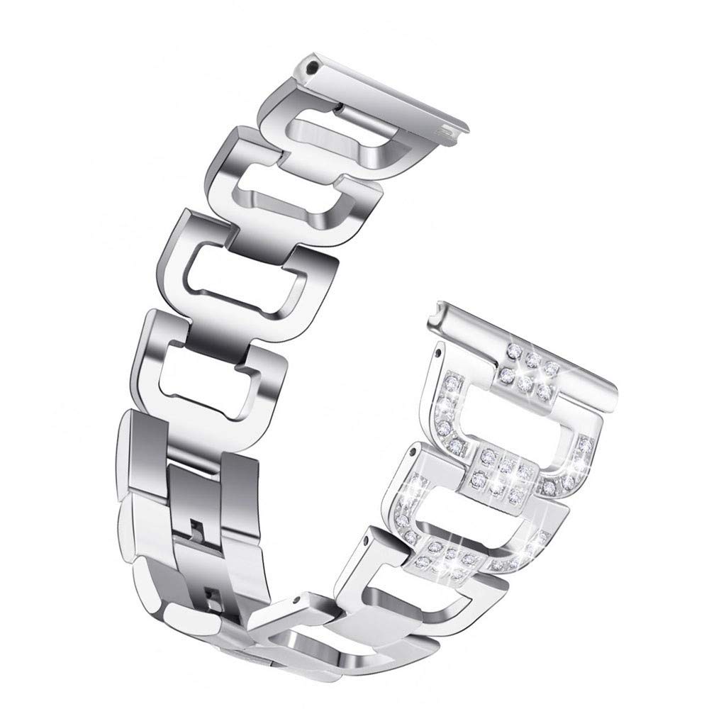 Laufbursche Zubehör - Wechselarmband Vantage M Kristall Edelstahl  silber