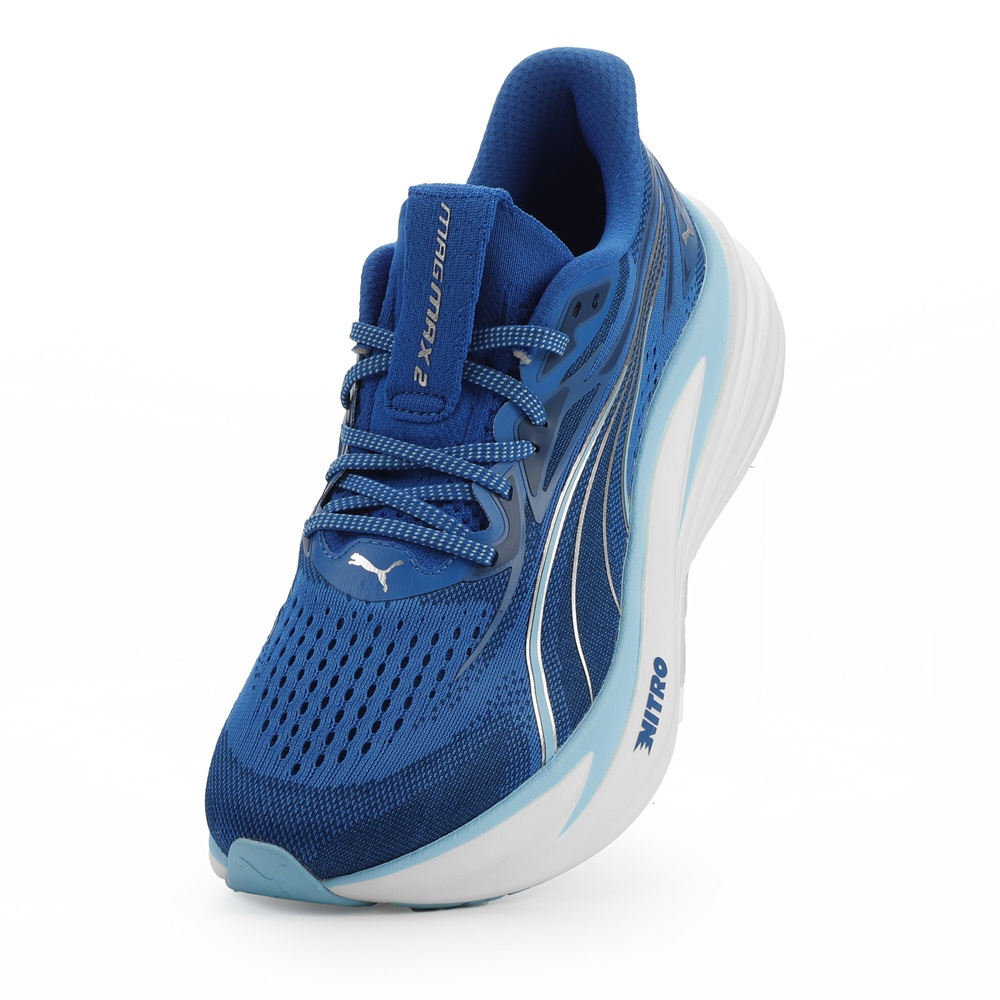 Puma Magmax Nitro 2 blau mit weißer Sohle