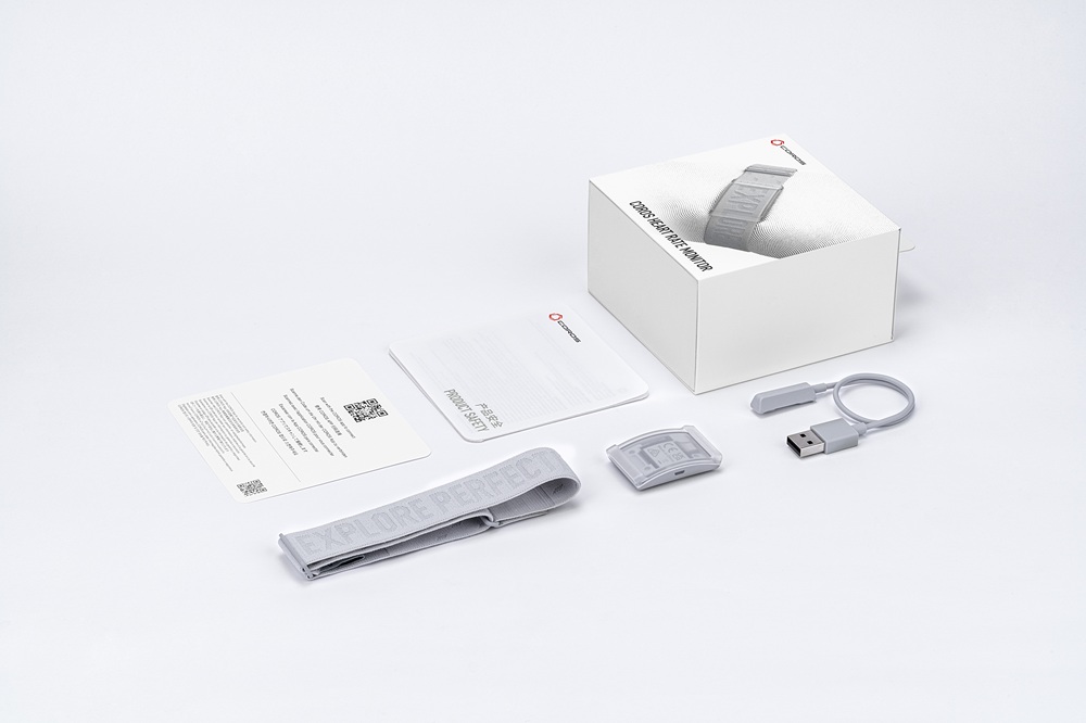 Coros Heart Rate Monitor Grau Lieferumgang