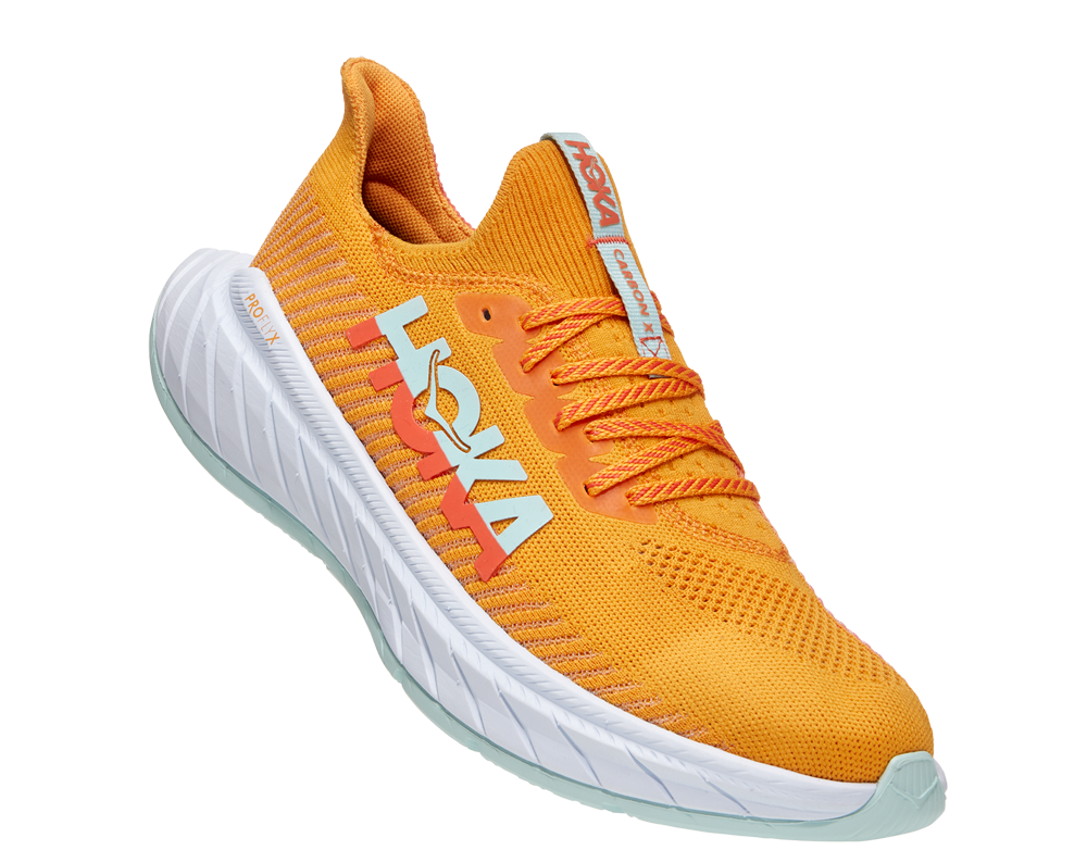 HOKA Carbon X 3 Herren - Radiant Yellow / Camellia