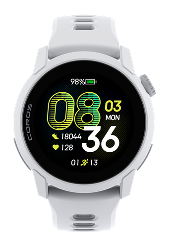 Coros Pace 4 Weiß Silikonarmband