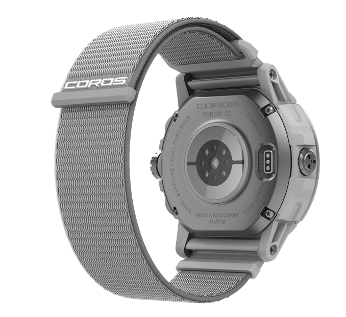 Coros Vertix Moon Nylonarmband Grau