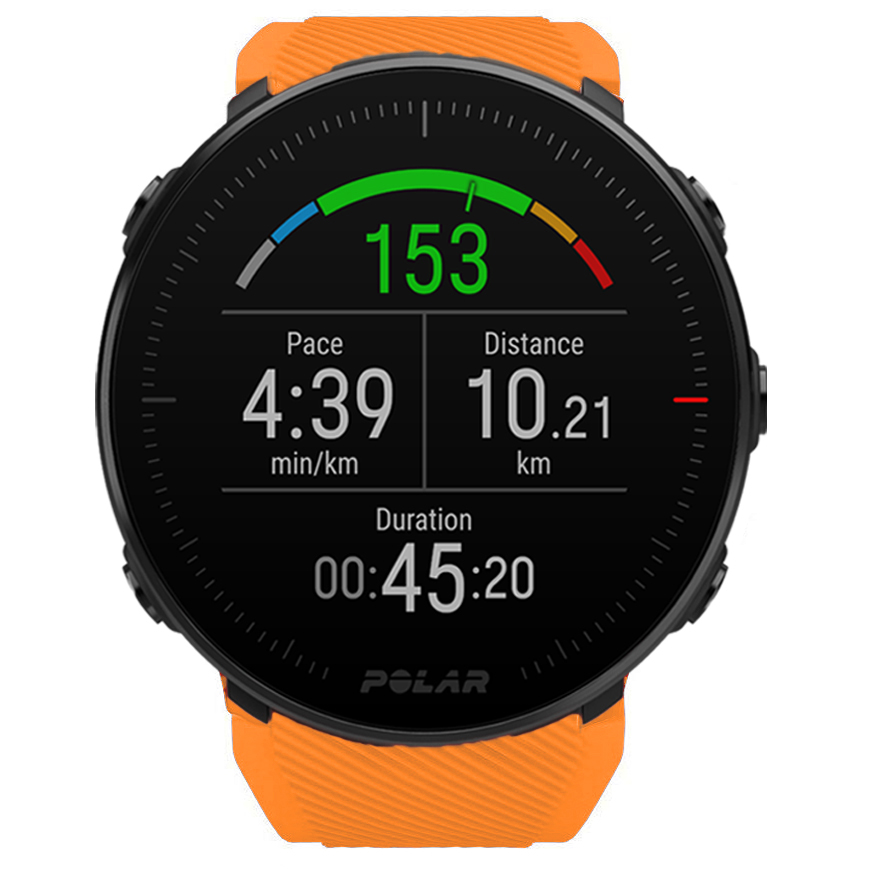   Laufbursche Zubehör -  Schnellwechselarmband 22mm für Polar Vantage M Silikon orange