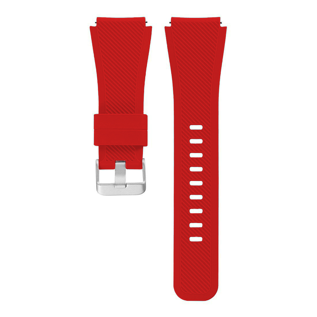 Laufbursche Zubehör - Milanese Schnellwechselarmband 22mm für Polar Vantage M Silikon rot
