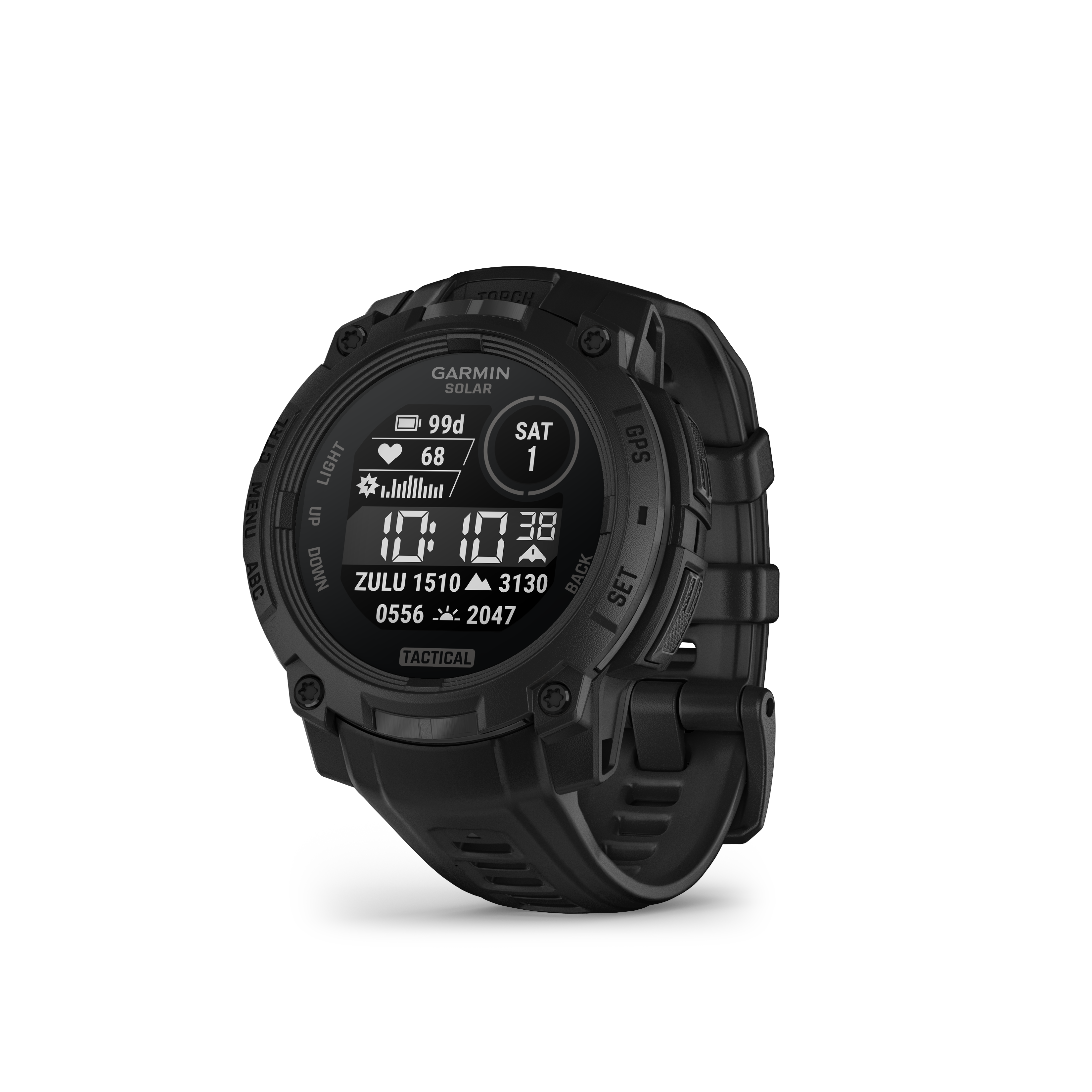 01-Garmin-Instinct-3-Tacitcal-Schwarz-front-left