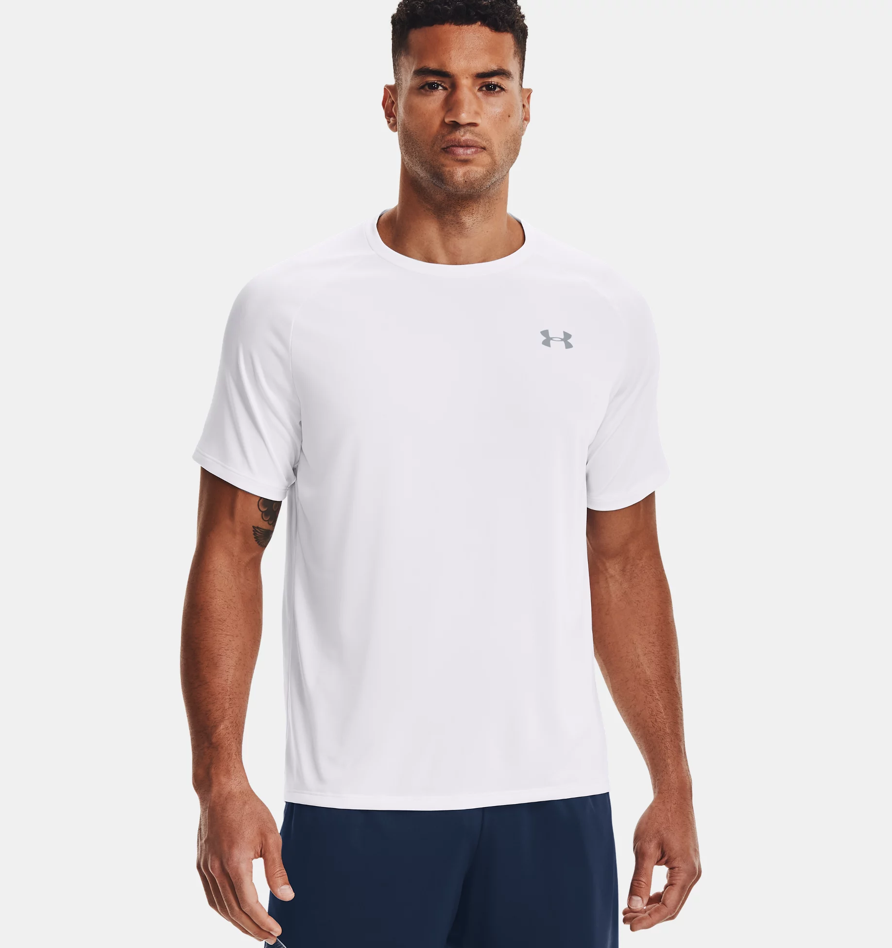 UNDER ARMOUR Tech 2.0 Short Sleeve - Herren | 100-White | L | 4687