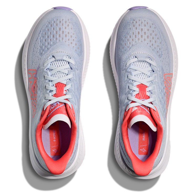 Hoka Mach 6 Hellgrau - weiß - Rosa Hoka Mach 6 Hellgrau - weiß - Rosa