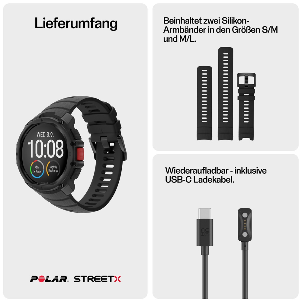 Polar Street X S-L (inkl. USB-A Adapter)