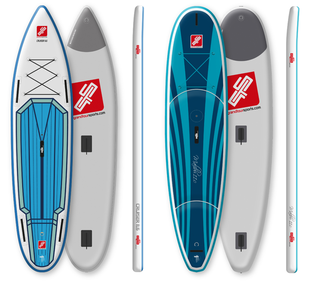 GTS SUP-Board Verleih "Malibu Surf" & "Cruiser Surf" Wochenendmiete