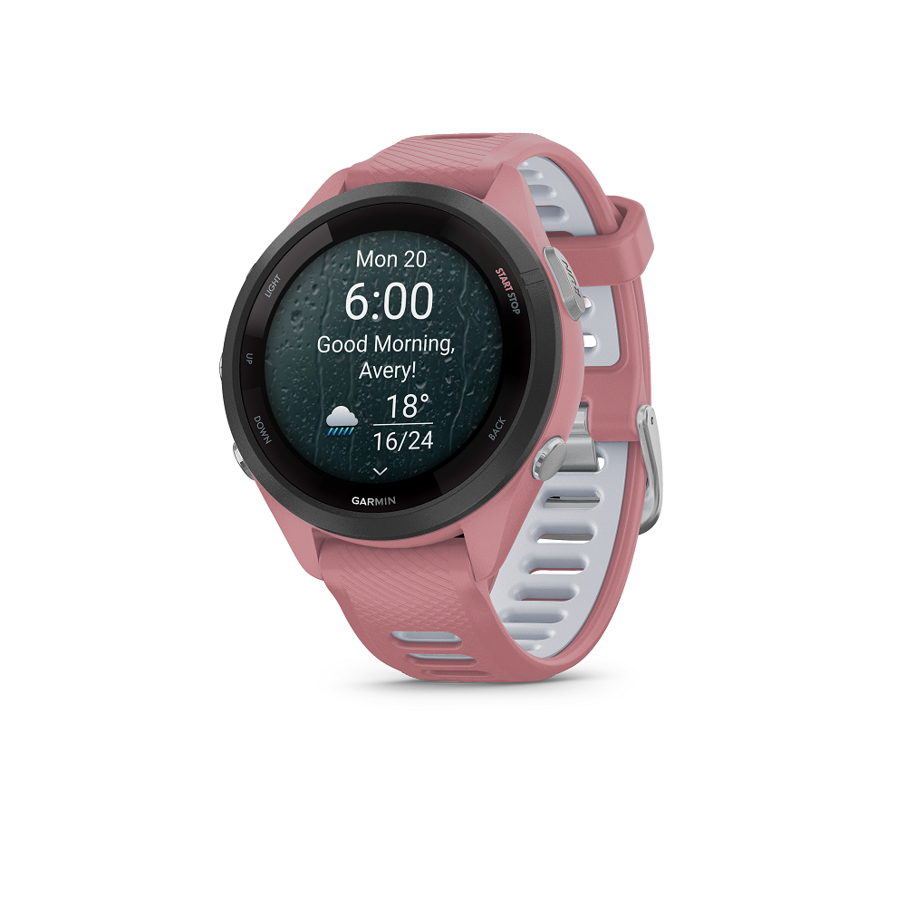 Master_5_Picture_PNG_FR265S_Pink_Report_L GARMIN Forerunner 265 S (inkl. USB-A Adapter)