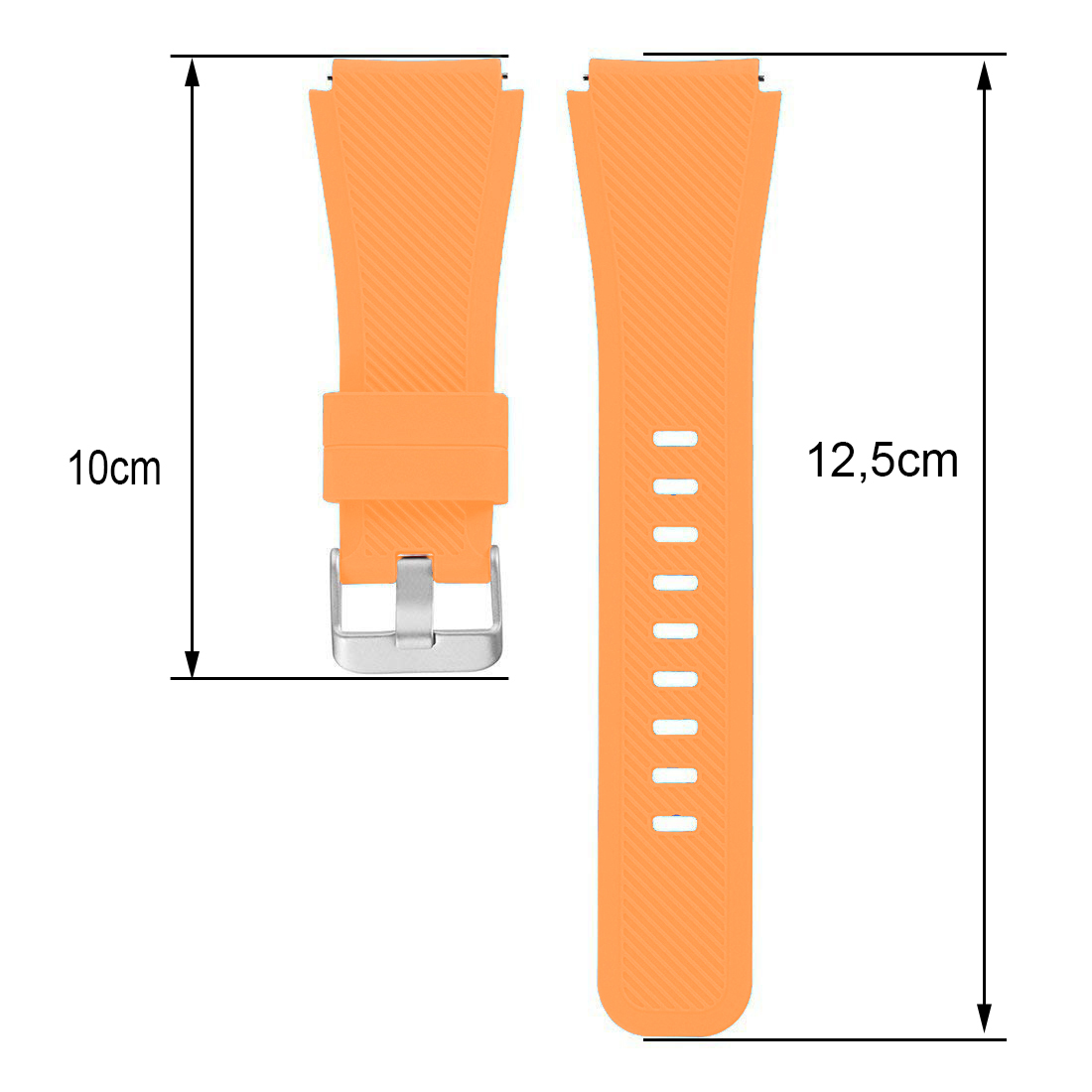   Laufbursche Zubehör -  Schnellwechselarmband 22mm für Polar Vantage M Silikon orange