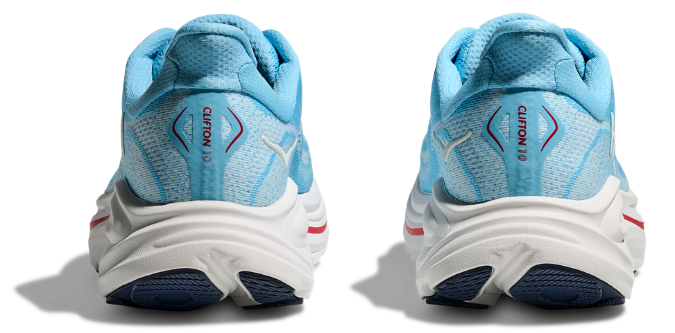 Clifton 10 Hellblau mit weißer Sohle