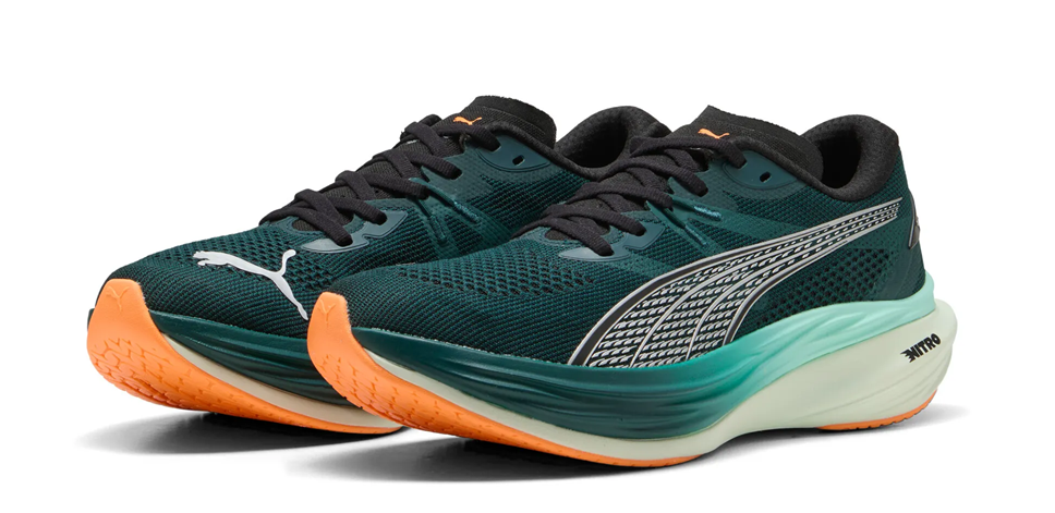 Puma Deviate Nitro 3, dunkelgrün mit Farbverlauf