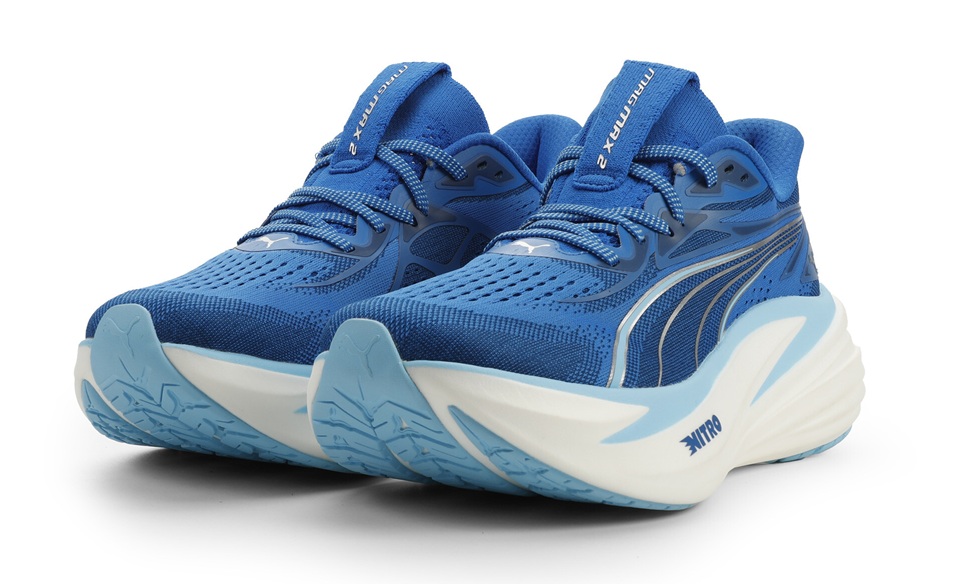 Puma Magmax Nitro 2 blau mit weißer Sohle