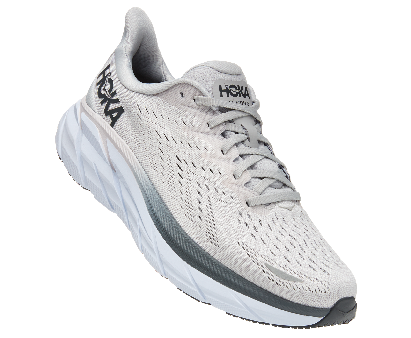 Hoka Clifton 8 Herren lunar rock/nimbus cloud