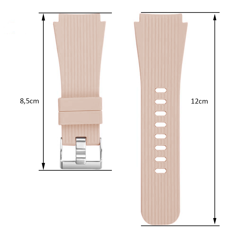   Laufbursche Zubehör - Schnellwechselarmband 22mm für Polar Vantage M Silikon beige