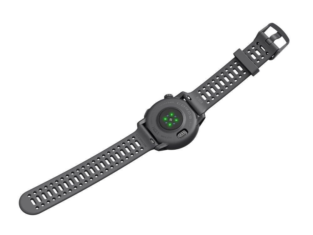Coros Pace 3 schwarz Silikonarmband