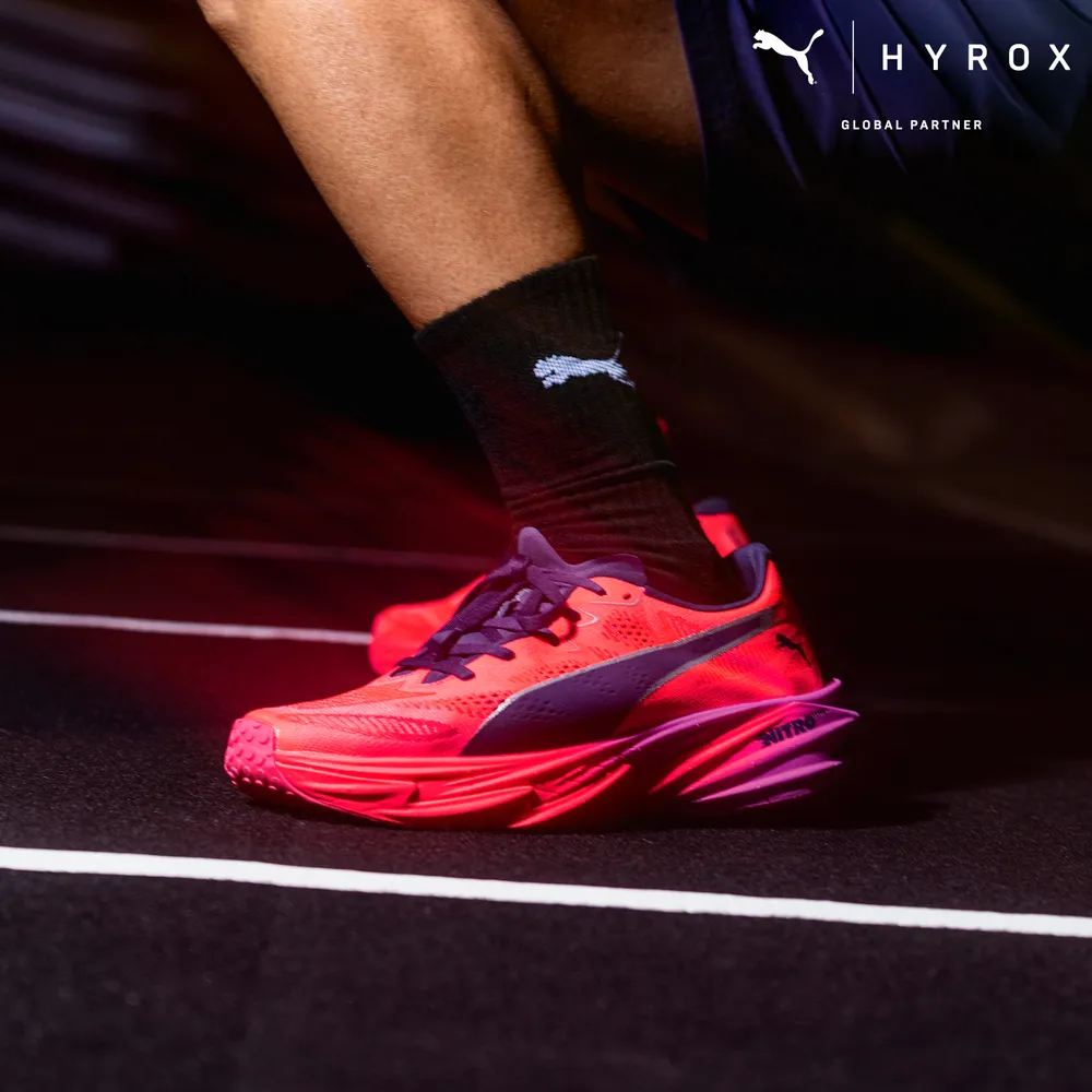 PUMA X HYROX Deviate Nitro Elite 4 Neon Pink