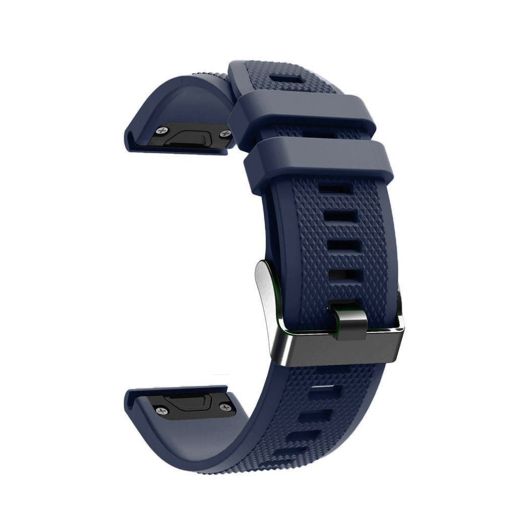 Laufbursche Zubehör Wechselarmband Garmin Fenix 6 Silikon dunkelblau