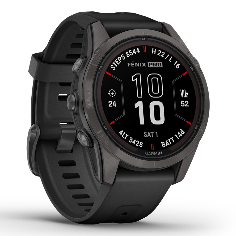 GARMIN Fenix 7S Pro Saphir Solar (inkl. USB-A Adapter)