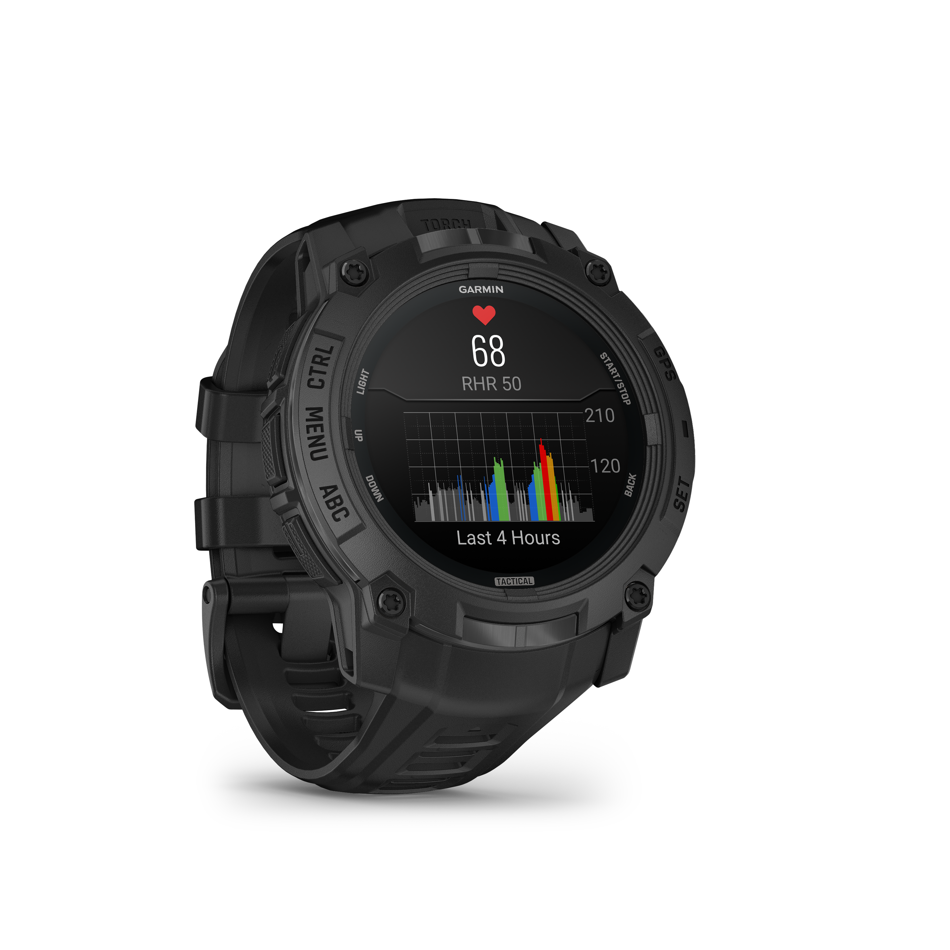 03-Garmin-Instinct-3-AMOLED-50mm-Tacitcal-Schwarz-front-right